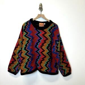Native American Tradition by Allen Wah Sweater Unisex Size L
